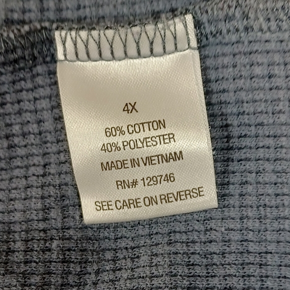 C E SCHMIDT long sleeve shirt Sz 4XL - Picture 2 of 7